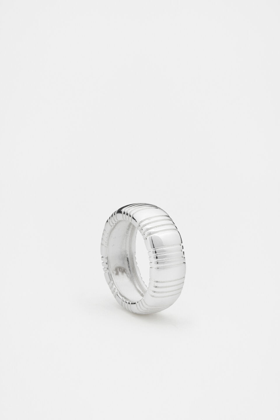 Creases Ring  Silver