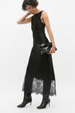 Lace Detail Slip Dress  Black  hi-res