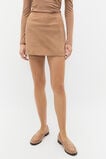 Suede Mini Skirt  Amaretto  hi-res