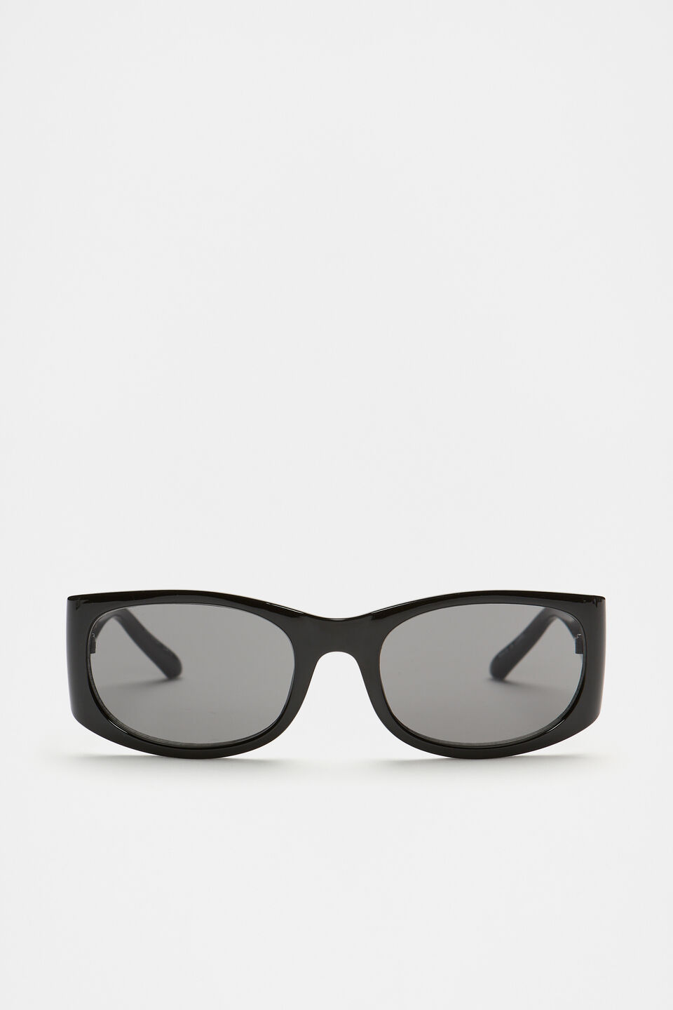 Lauryn Oval Sunglasses  Black