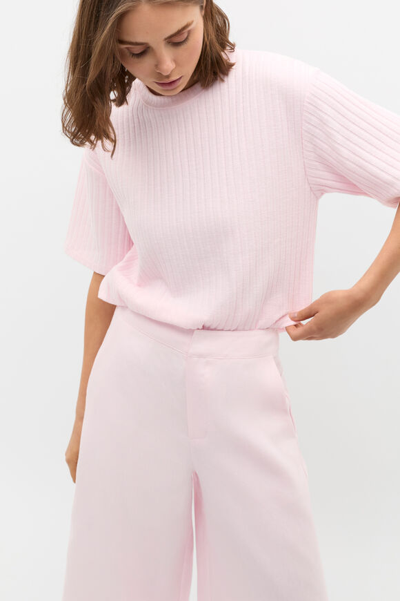 Textured Longline Boxy Tee  Primrose Twist  hi-res