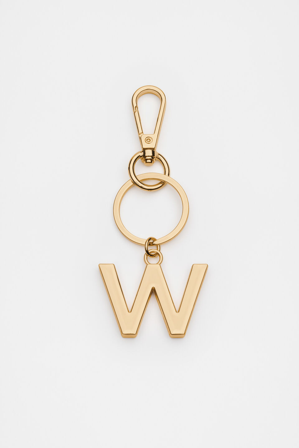 Gold Initials Keyring  W