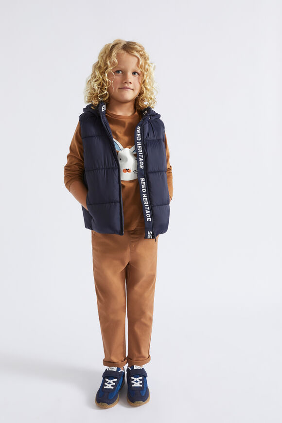 Core Puffer Vest  Midnight Blue  hi-res