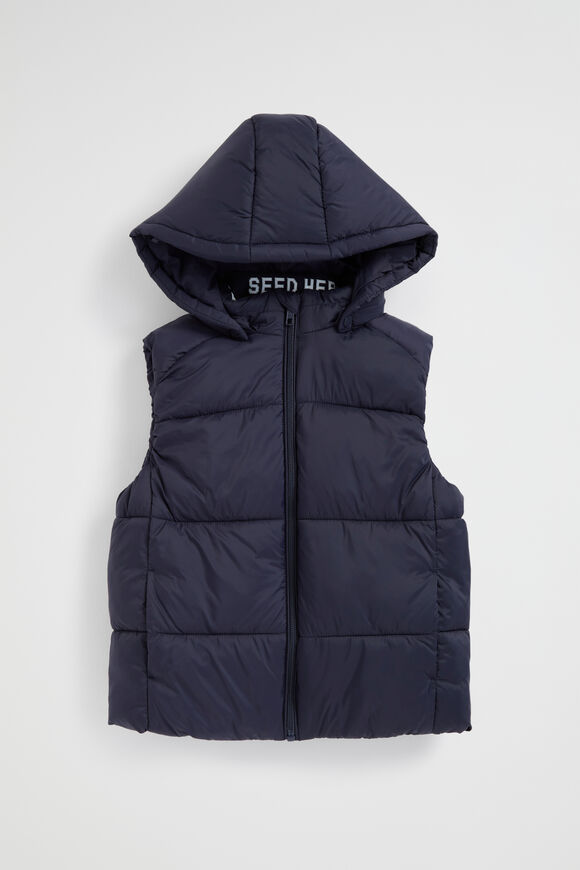 Core Puffer Vest  Midnight Blue  hi-res