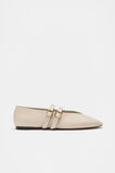 Astrid Double Strap Ballet Flat  Oat  hi-res
