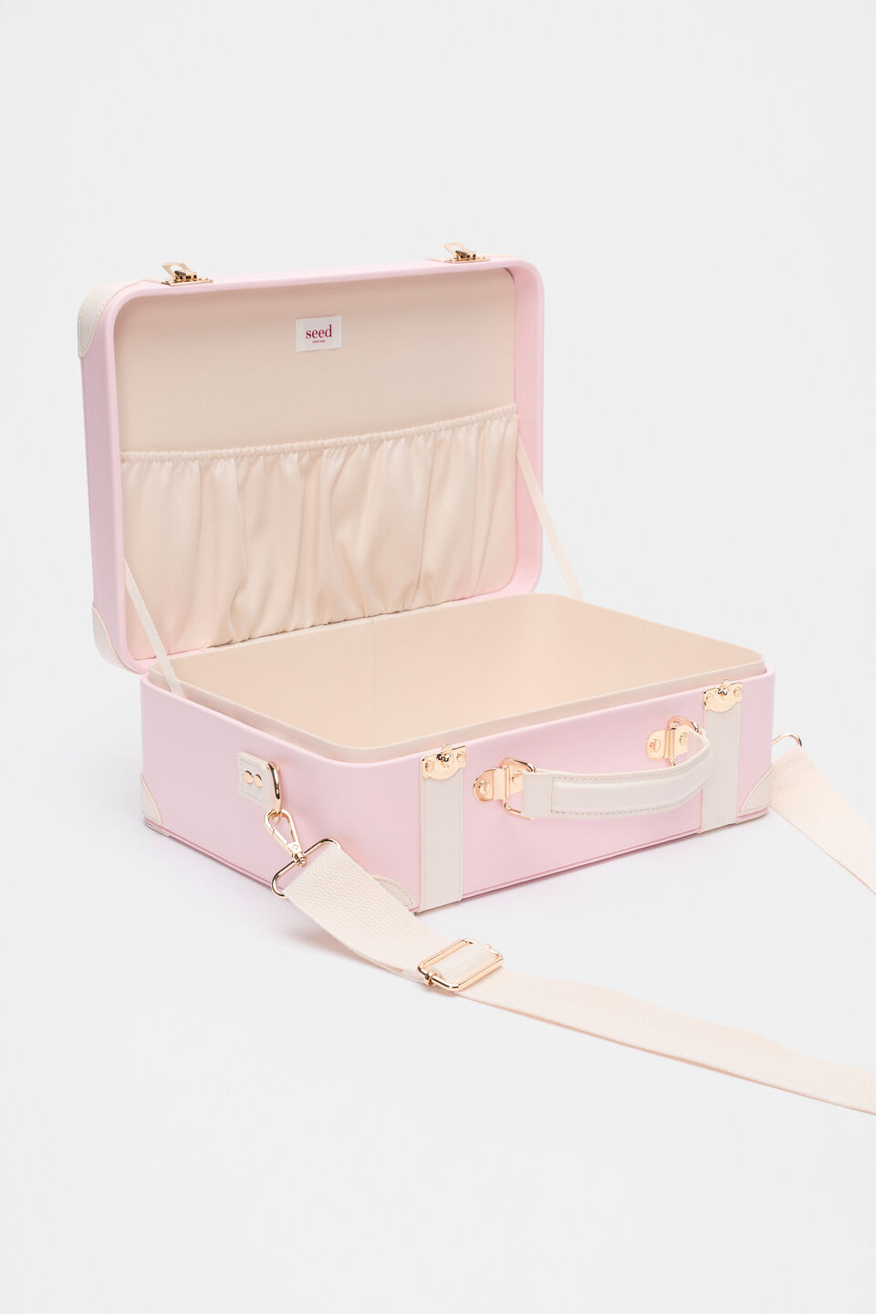 Medium Suitcase  Dusty Rose