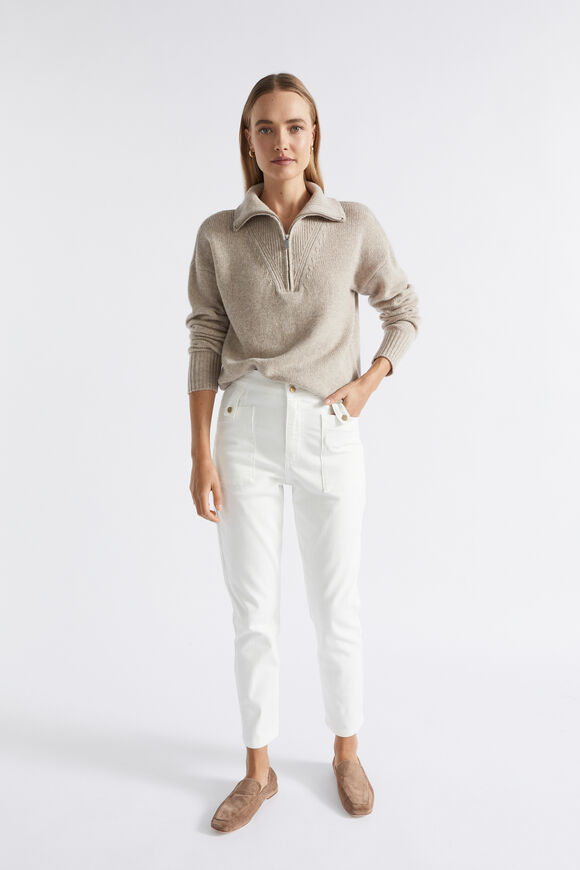 Tapered Leg Jean  Cloud Cream  hi-res