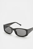 Lauryn Oval Sunglasses  Black  hi-res