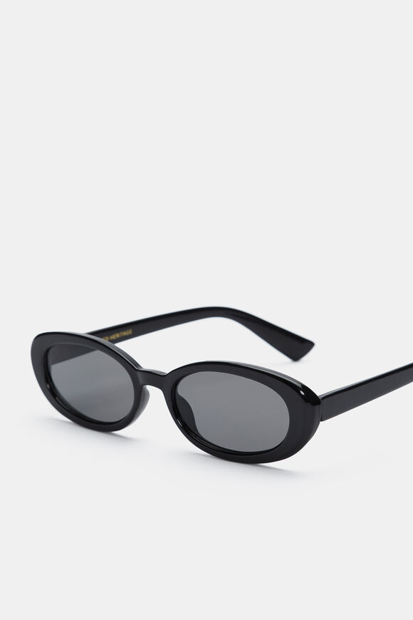 Sadie Oval Sunglasses  Black  hi-res