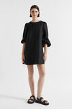 Core Linen Mini Dress  Black  hi-res