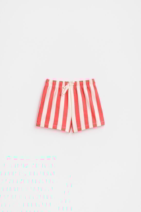 Core Stripe Logo Short  Strawberry Red  hi-res