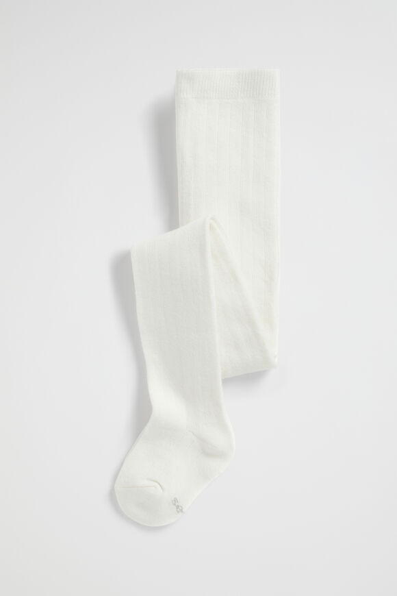 Rib Full Length Tight  Vanilla  hi-res