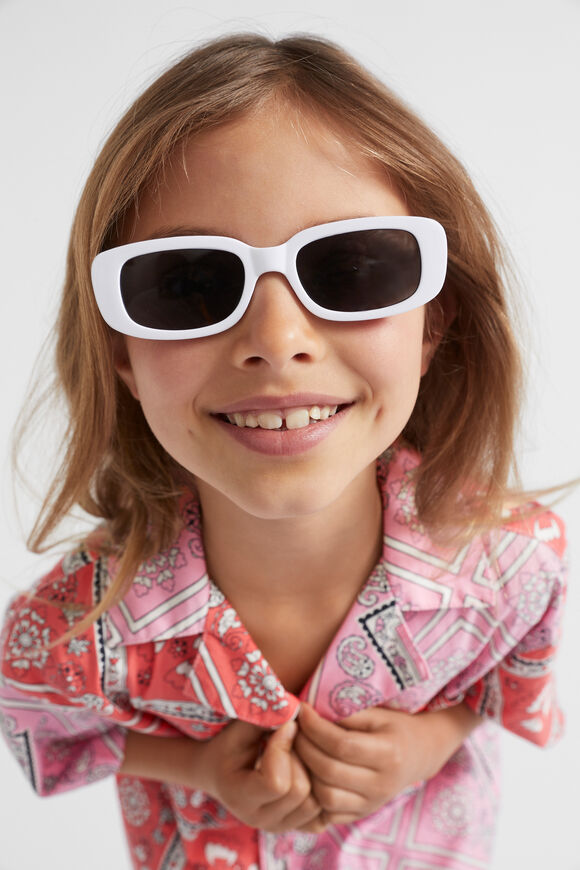 Retro Sunglasses  White  hi-res