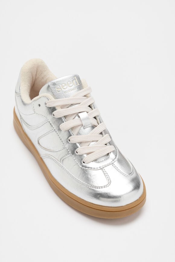 Classic Retro Trainer  Silver  hi-res