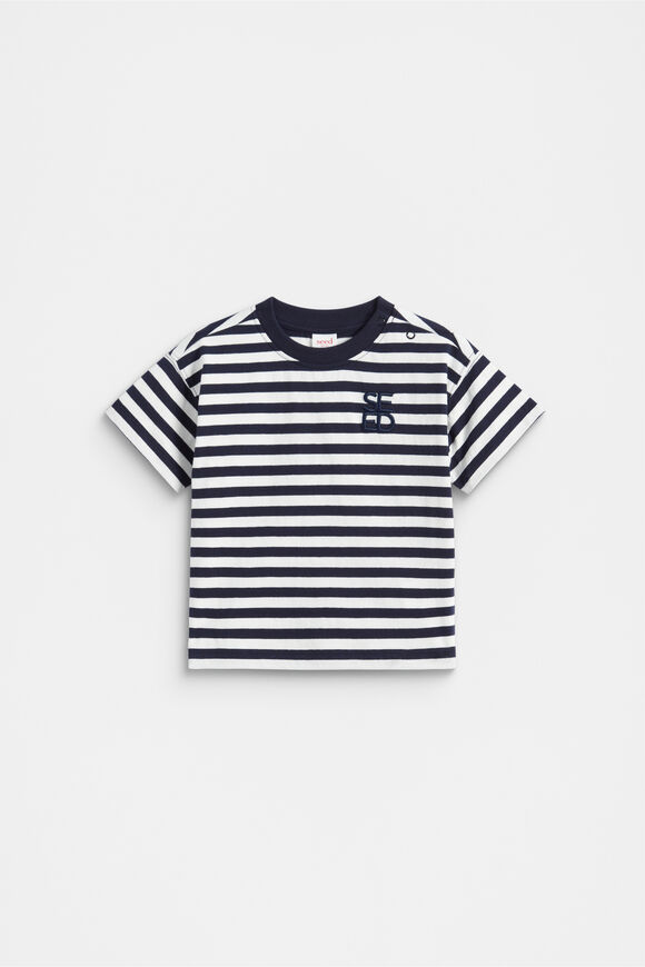 Core Stripe Tee  Midnight Blue Stripe  hi-res