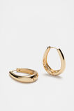 Droplet Hoop  Gold  hi-res