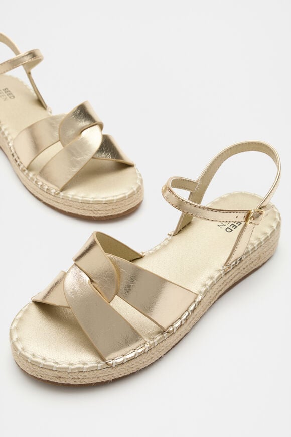 Summer Espadrille  Gold  hi-res
