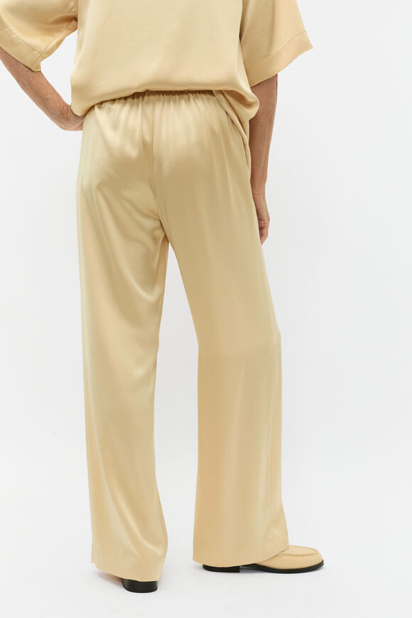 Satin Wide Leg Pant  Marzipan  hi-res