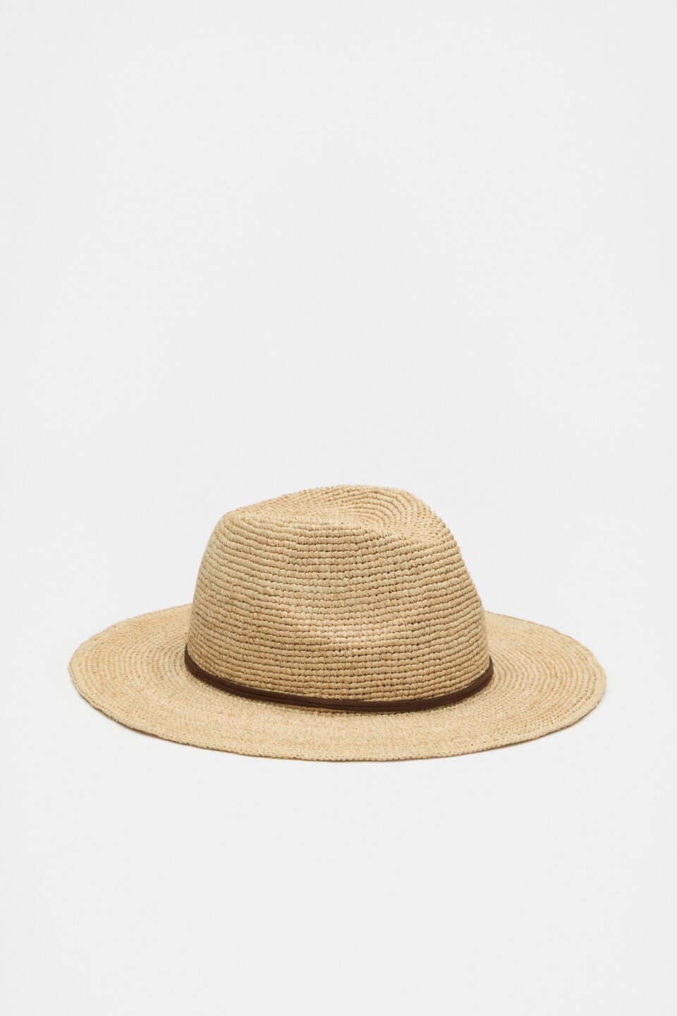 Raffia Fedora  Pinecone