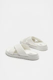 Crossover Footbed Slide  White  hi-res