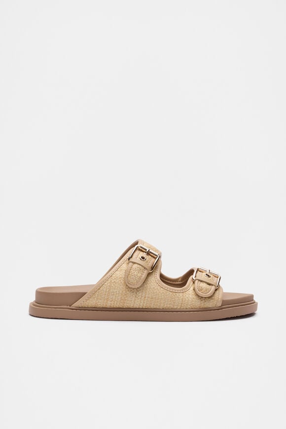 Woven Buckle Sandal  Natural  hi-res
