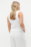 Textured Rib Tank  Whisper White  hi-res