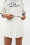 Denim Pleat Skort  Light Cream  hi-res
