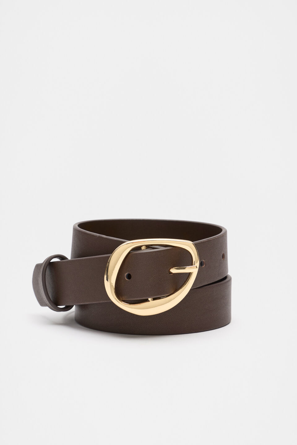Everly Buckle Belt  Dark Espresso