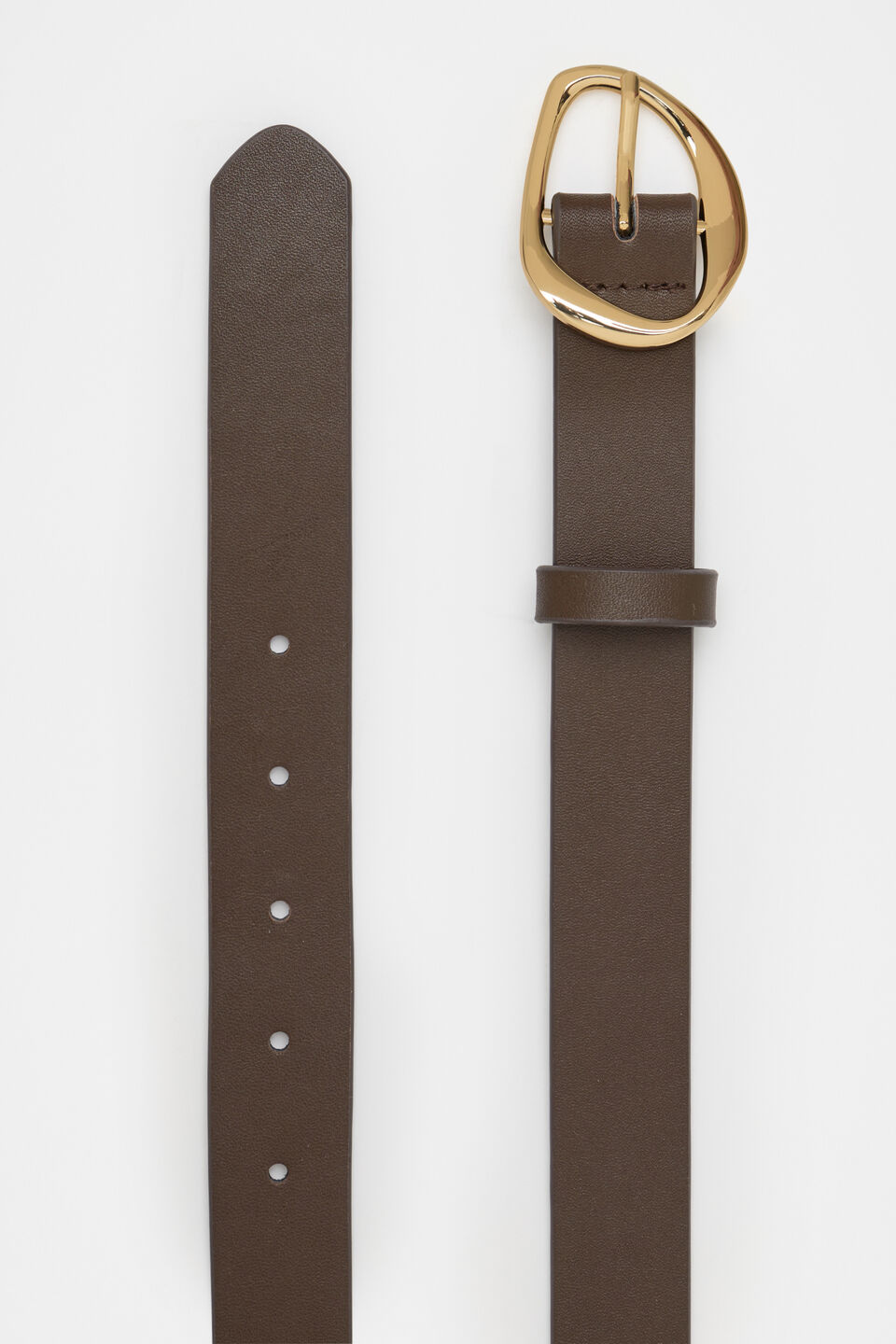 Everly Buckle Belt  Dark Espresso