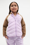 Spliced Teddy Jacket  Soft Lilac  hi-res