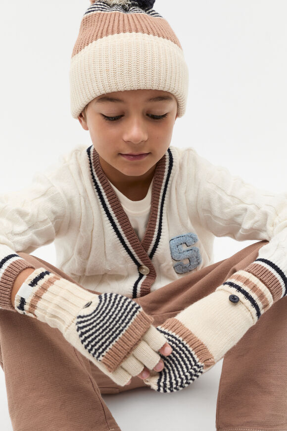 Varied Stripe Mittens  Multi  hi-res