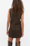 Lofty V Neck Vest  Dark Espresso Marle  hi-res