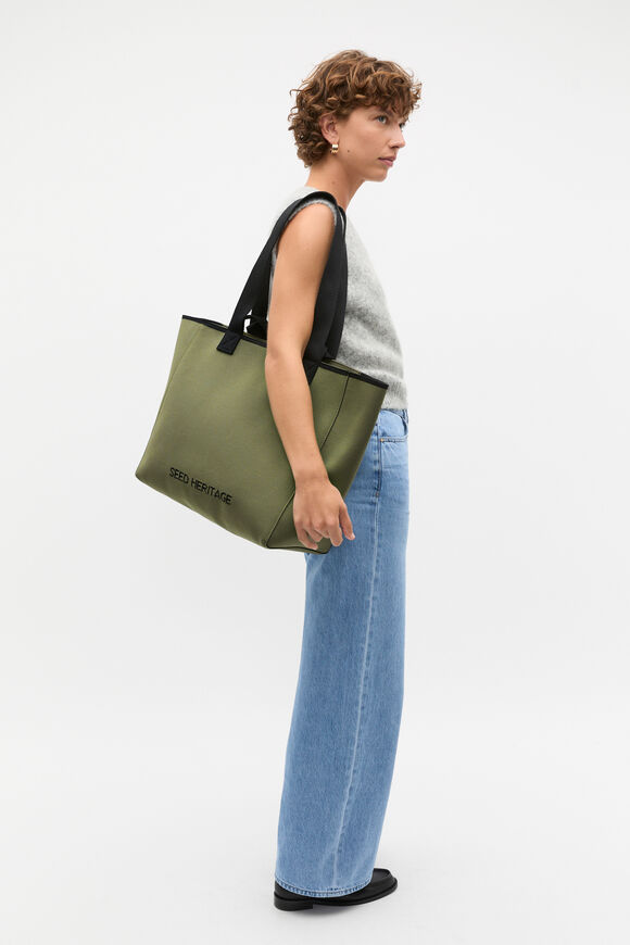 Knit Logo Tote  Rainforest  hi-res