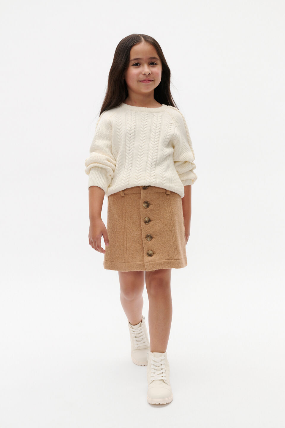 Cable Knit Sweater  Classic Cream