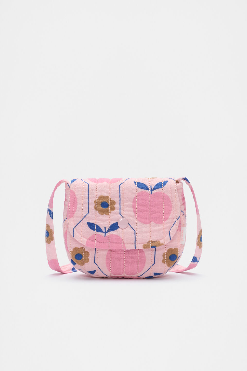Quilted Pocket Bag  Rose Petal