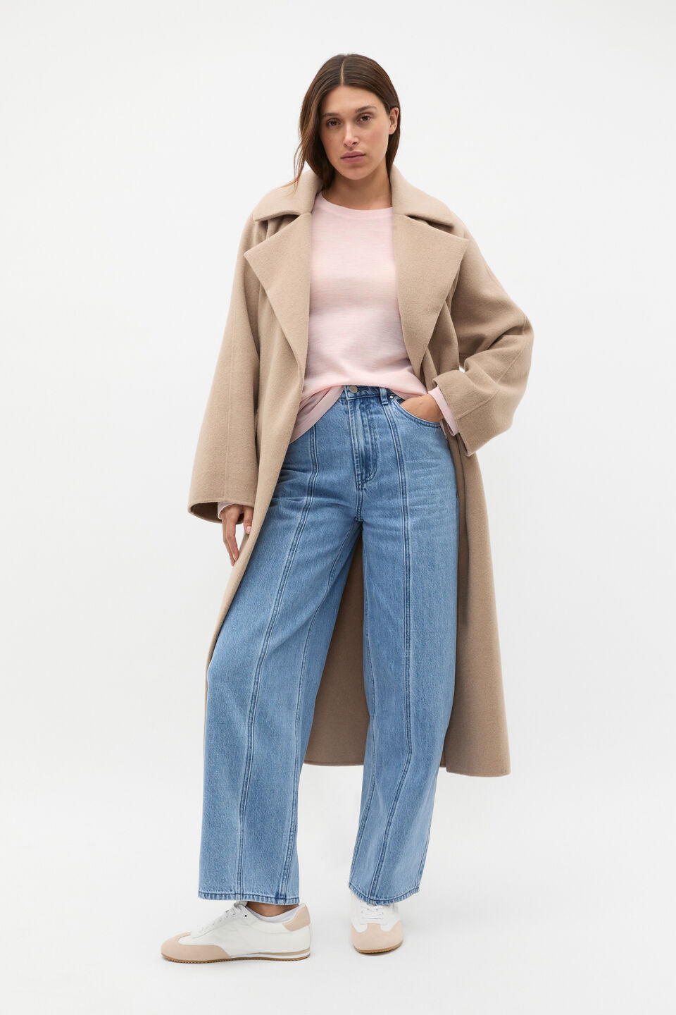 Australian Merino Relaxed Top  Rose Petal Marle