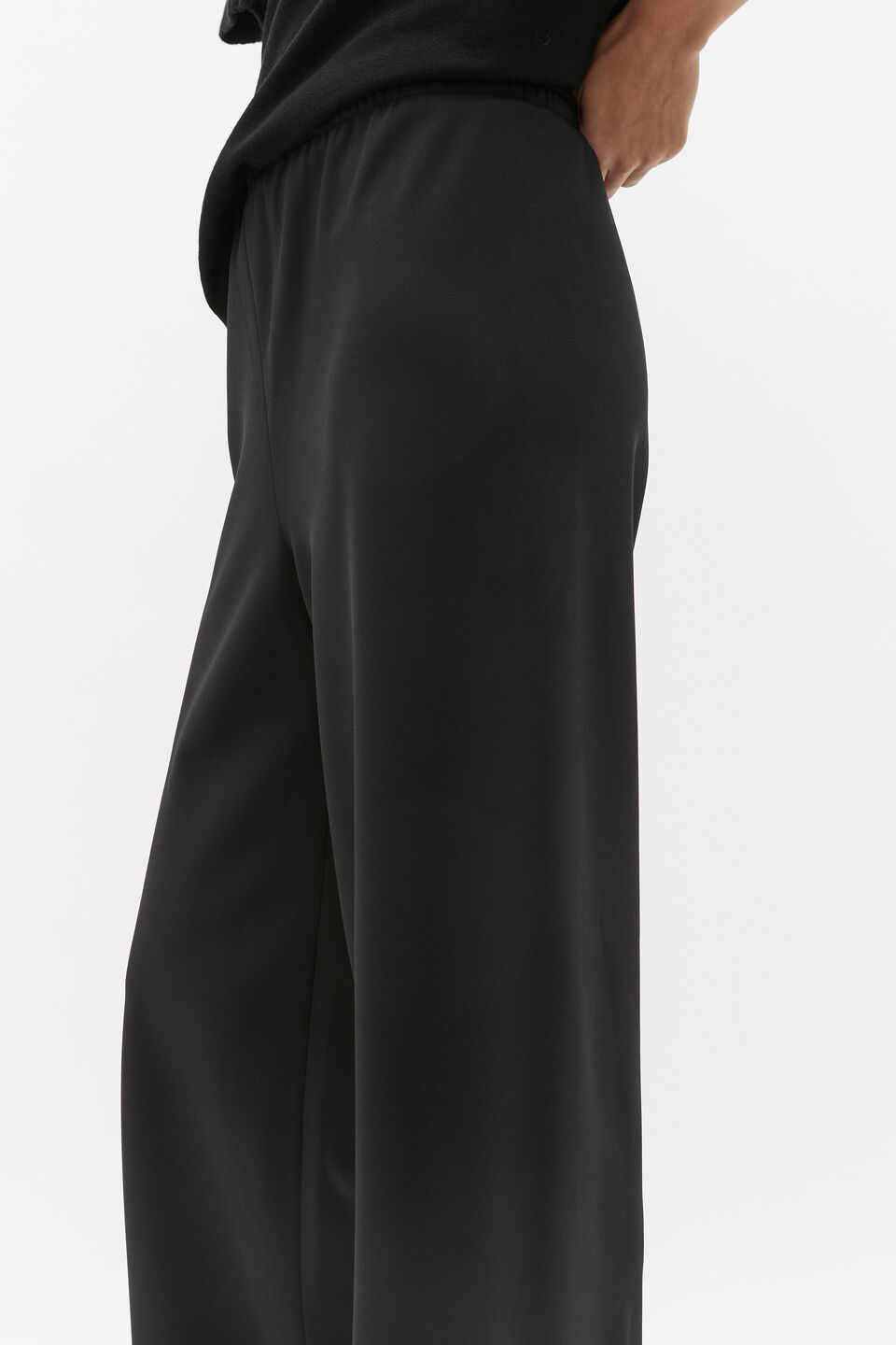 Easy Wide Leg Pant  Black