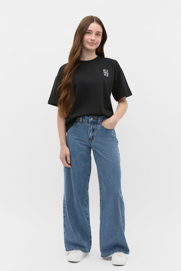 Oversized Logo Tee  Black  hi-res