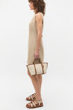 Linen Structured Shift Dress  Rye Crossdye  hi-res