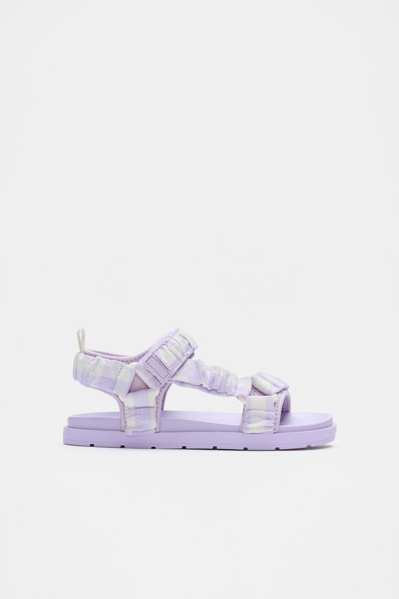 Gingham Trek Sandal  Lavender  hi-res