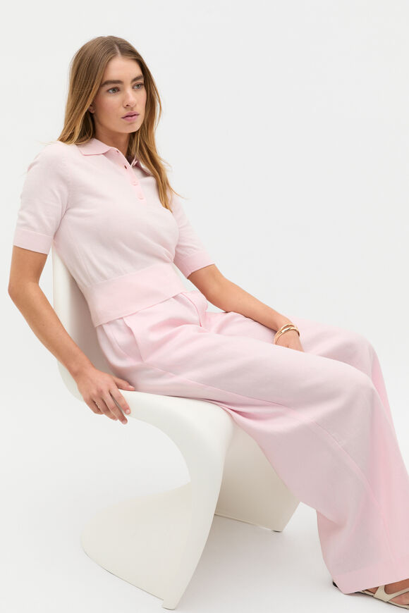 Tailored Linen Pant  Primrose  hi-res