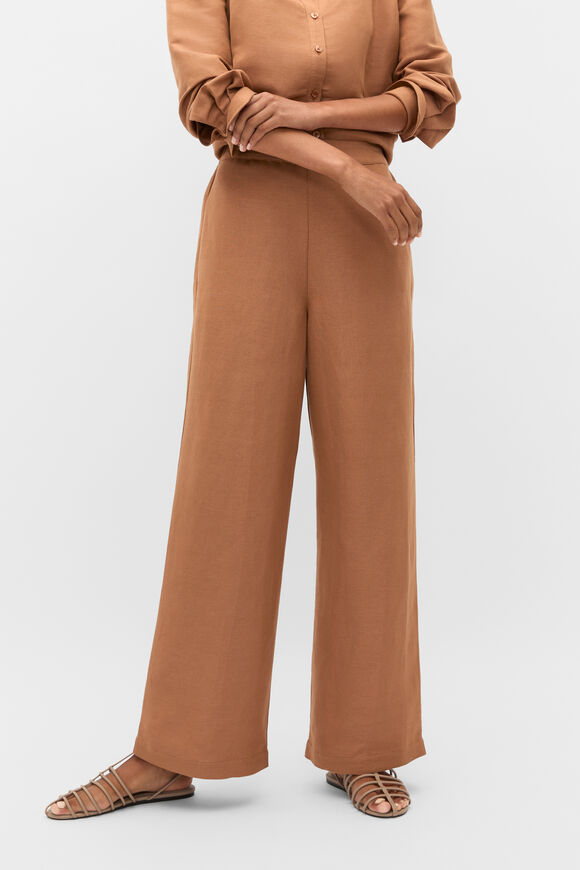Elasticated Wide Leg Pant  Copper  hi-res