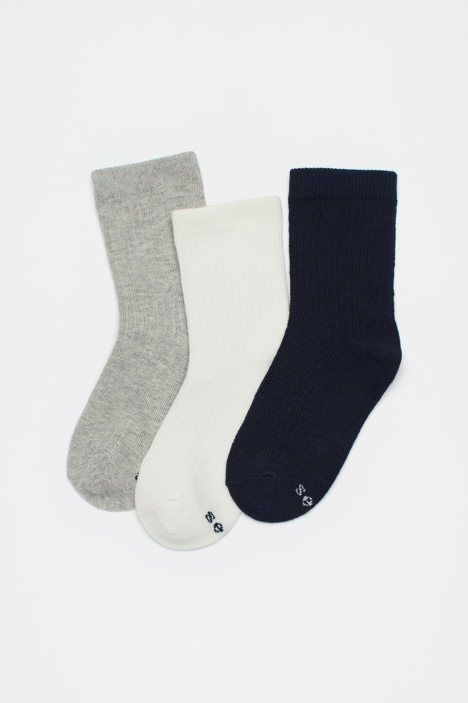 Rib Sock 3 Pack  Navy Multi