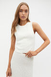 Textured Knit Tank  Cloud Cream  hi-res