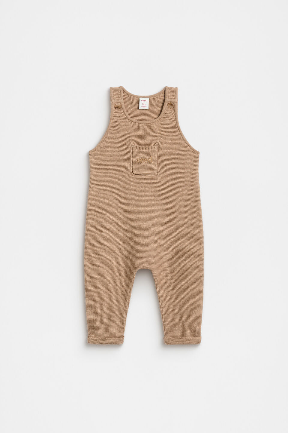 Knit Overall  Biscuit