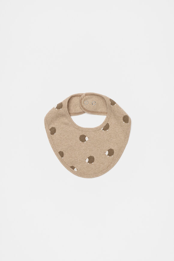 Hedgehog Bib  Nutmeg Marle  hi-res