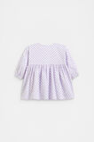 Button Denim Dress  Lavender  hi-res
