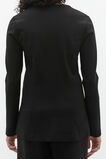 Ponte Long Sleeve Top  Black  hi-res