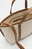 Trim Detail Mini Tote  Deep Tan  hi-res