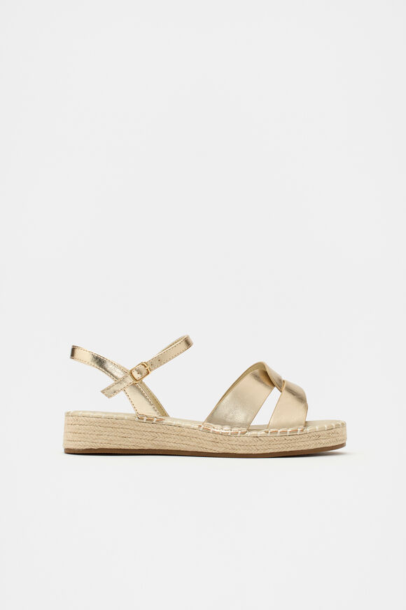 Summer Espadrille  Gold  hi-res